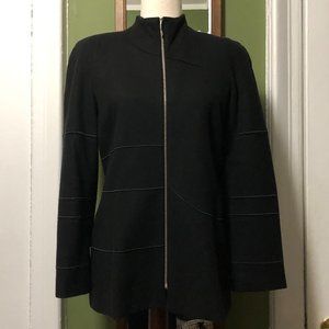 harve benard size6 black wool jacket